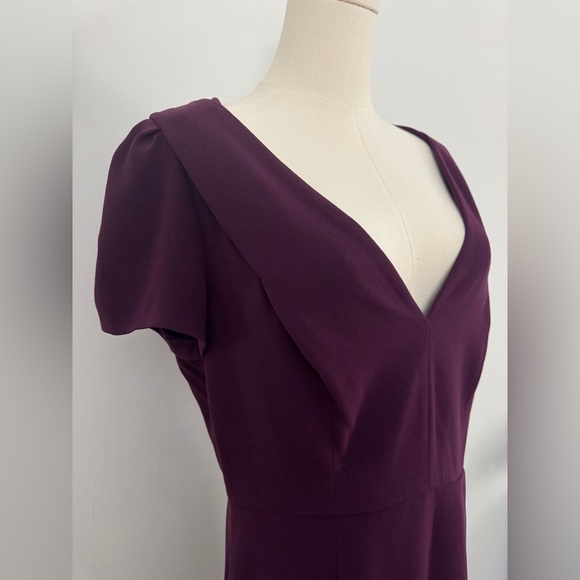 Prada Label Deep Purple Short Sleeve Dress Size 46 - Picture 5 of 16